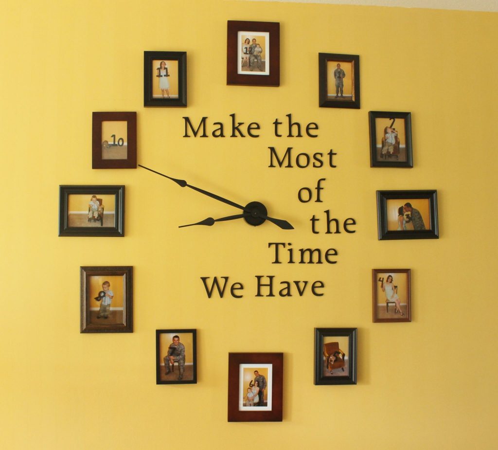 Easy DIY Large Photo Wall Clock Home Decor Project   Craftcuts Wall Clock 1024x925 