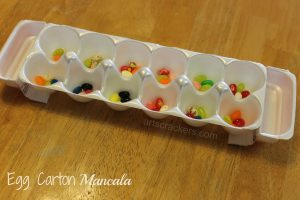 DIY Egg Carton Mancala Craft | Games for Kids