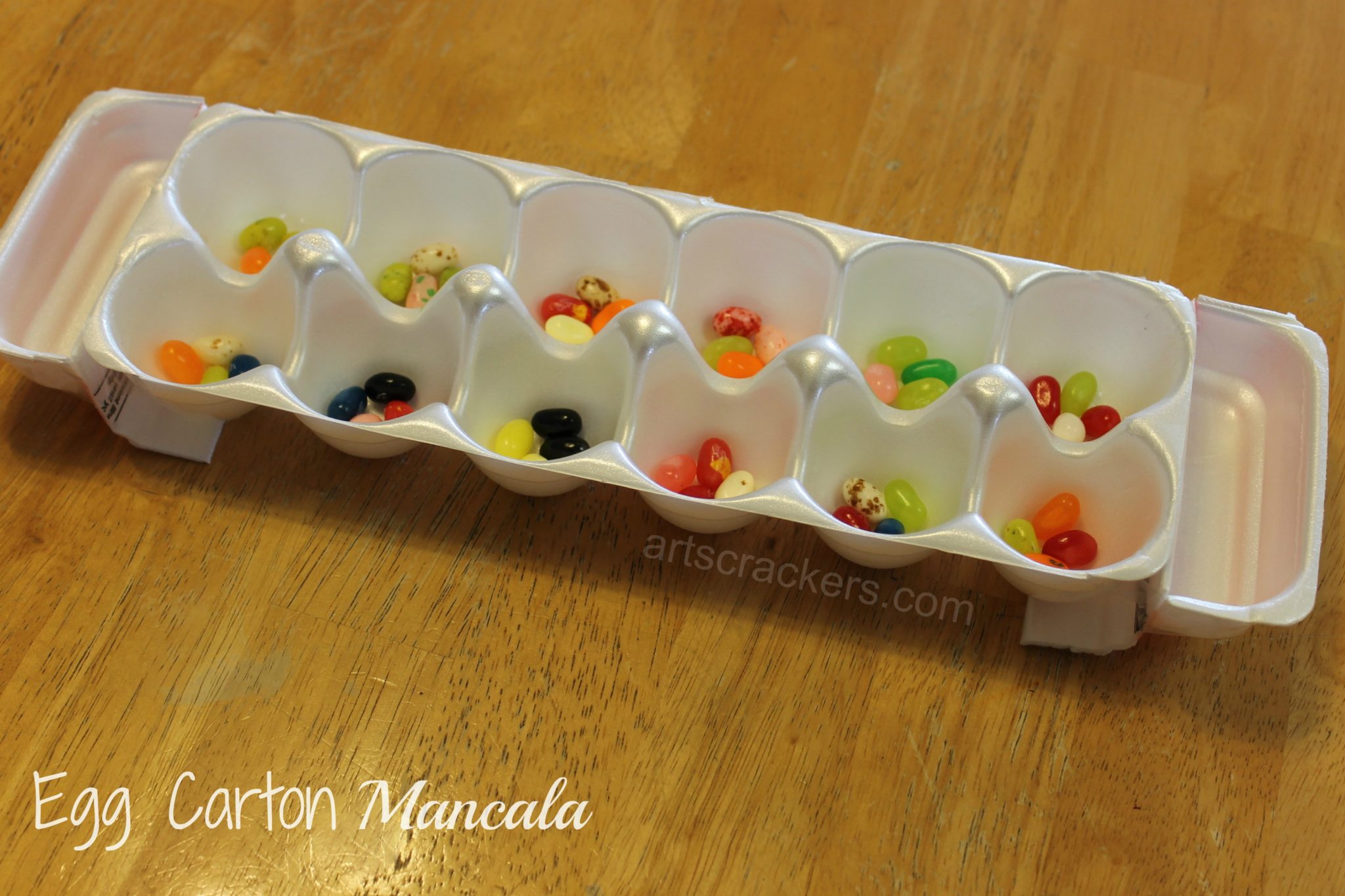 DIY Egg Carton Mancala Game