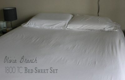 Olivia Branch 1800 Thread Count Bed Sheet Set