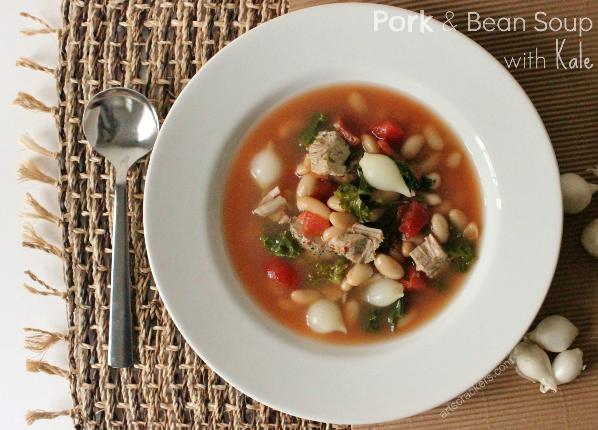 Pork Tenderloin Cannellini Beans Kale Soup