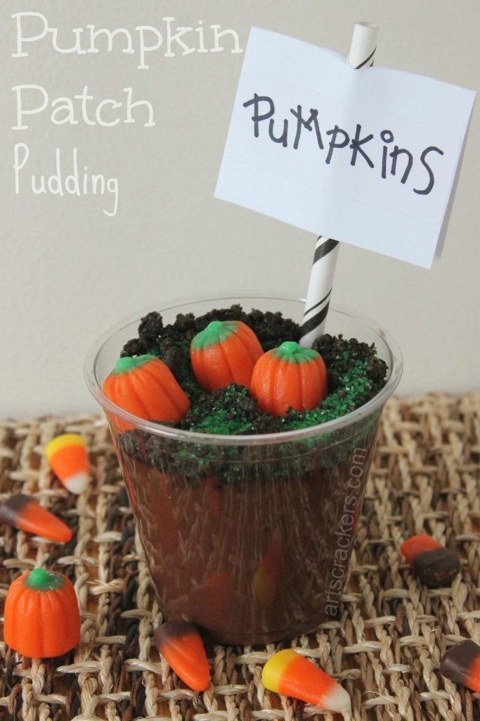 Pumpkin Patch Pudding Cups Fall Treat
