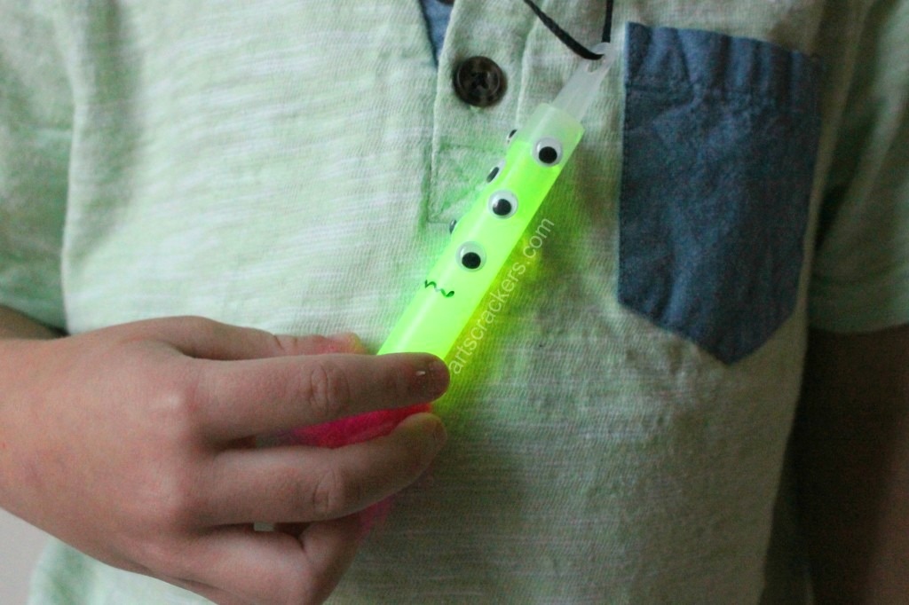 Glowing Monster Alien Pendant Necklace