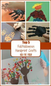 Top 5 Fall Halloween Handprint Crafts