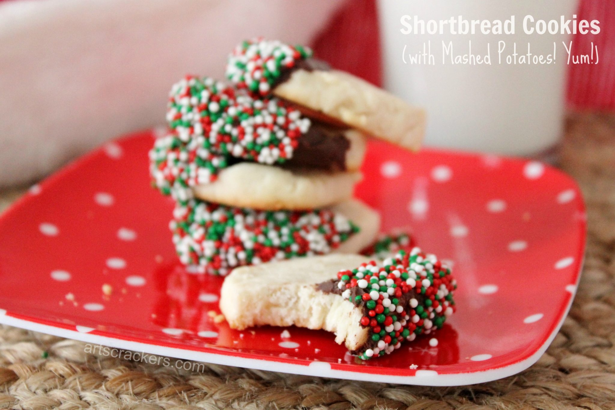 Shortbread Cookies with Buttery Idahoan Mashed Potatoes
