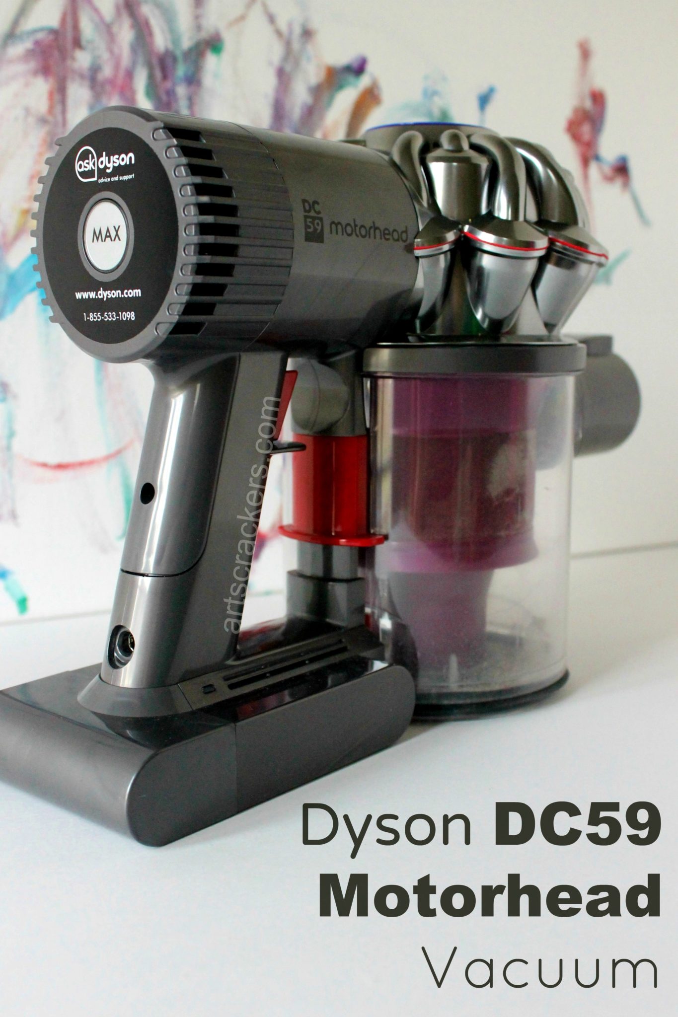 Dyson DC59 Motorhead Vacuum. Click on the picture to read the review.