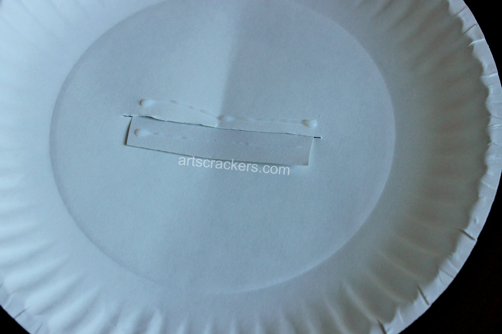 Paper Plate Flying Saucer Step 3