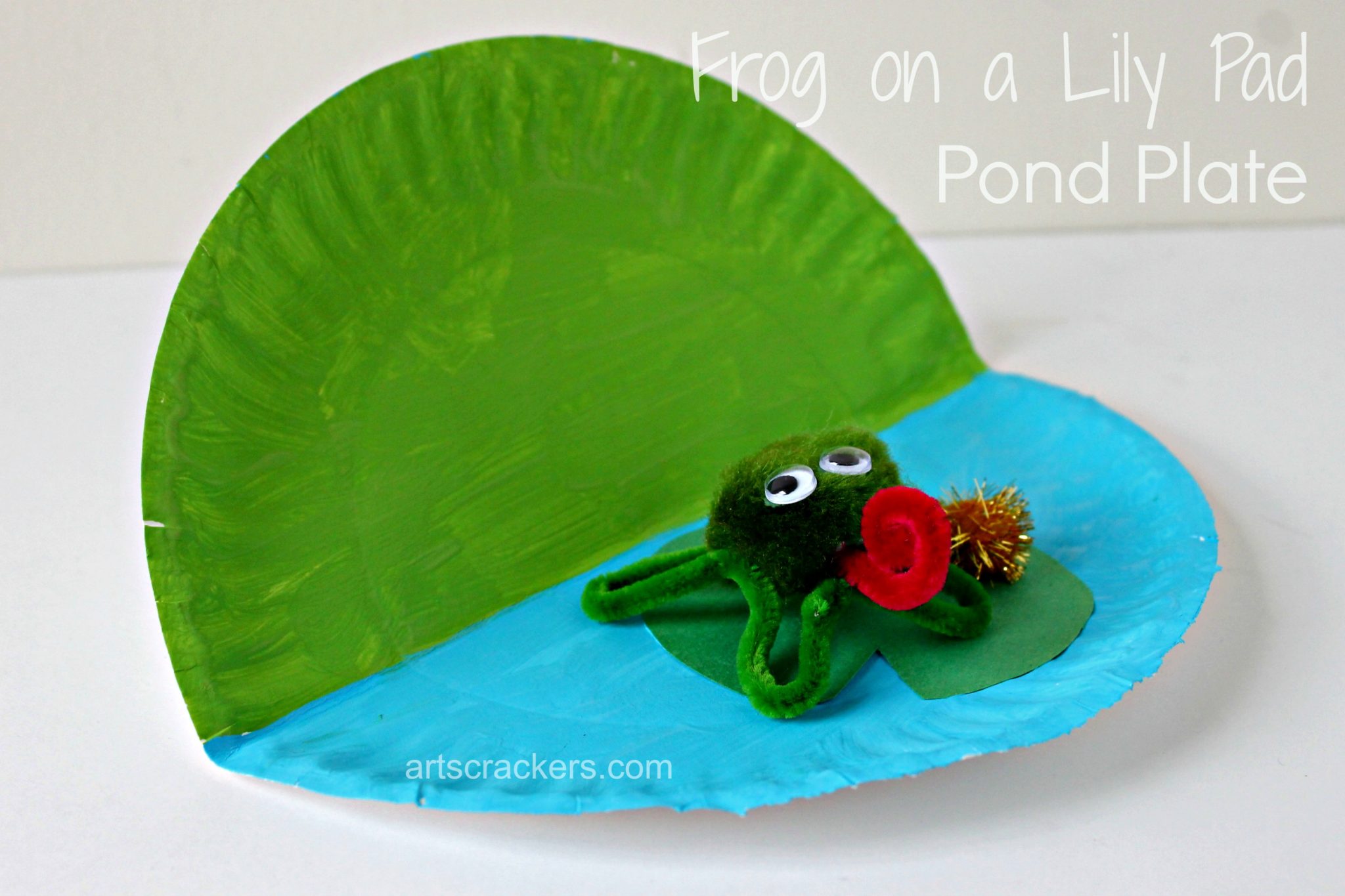 Frog on a Lily Pad Pond Plate. Click the picture to read the instructions and get bonus ideas.