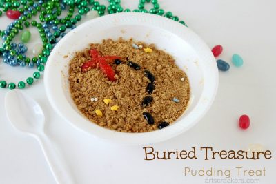 Buried Treasure Pudding. Click the picture to get the tutorial.