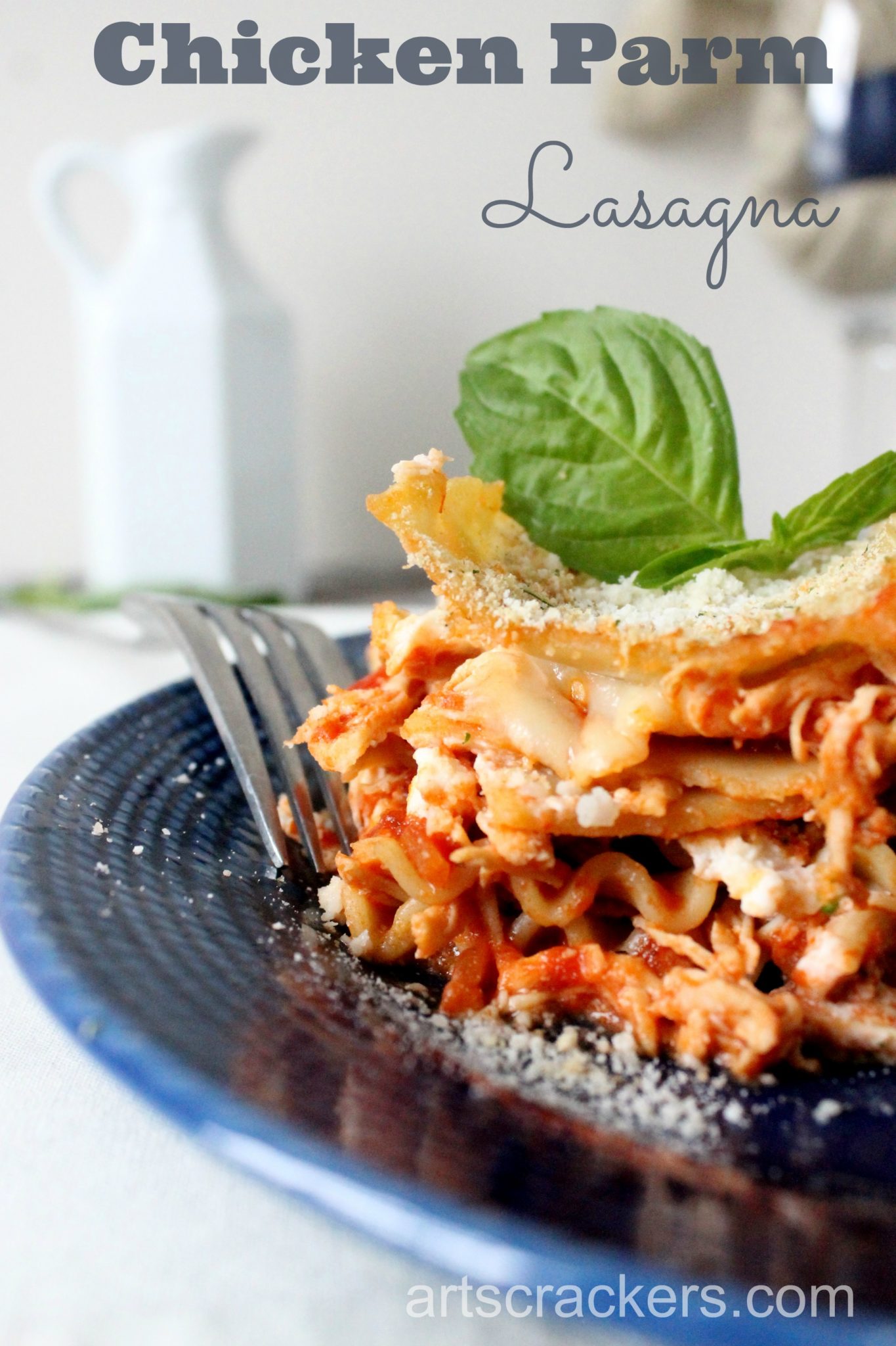 Chicken Parm Lasagna with Ragu. Click the picture to get the recipe.