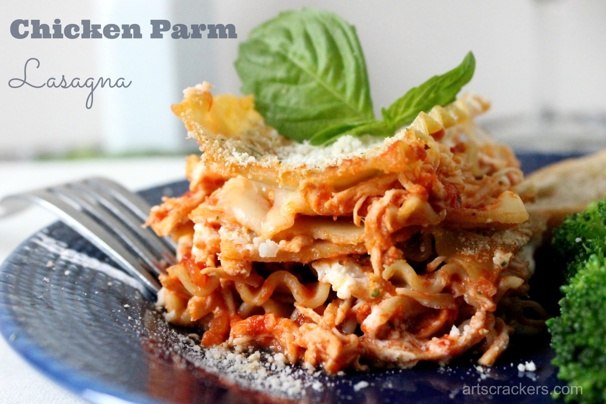 Chicken Parm Lasagna. Click the picture to get the recipe.