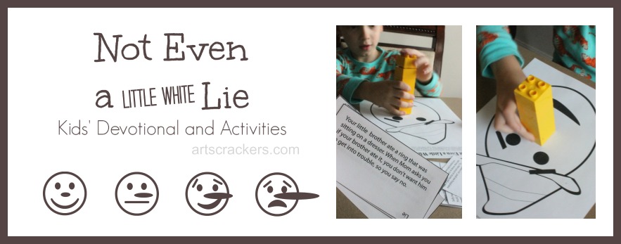 This contains an image of: Not Even a Little White Lie | Kids' Devotional