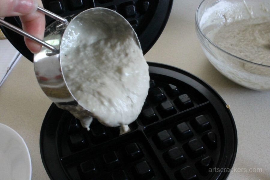 Dairy-Free Silk Yogurt Waffles Step 4