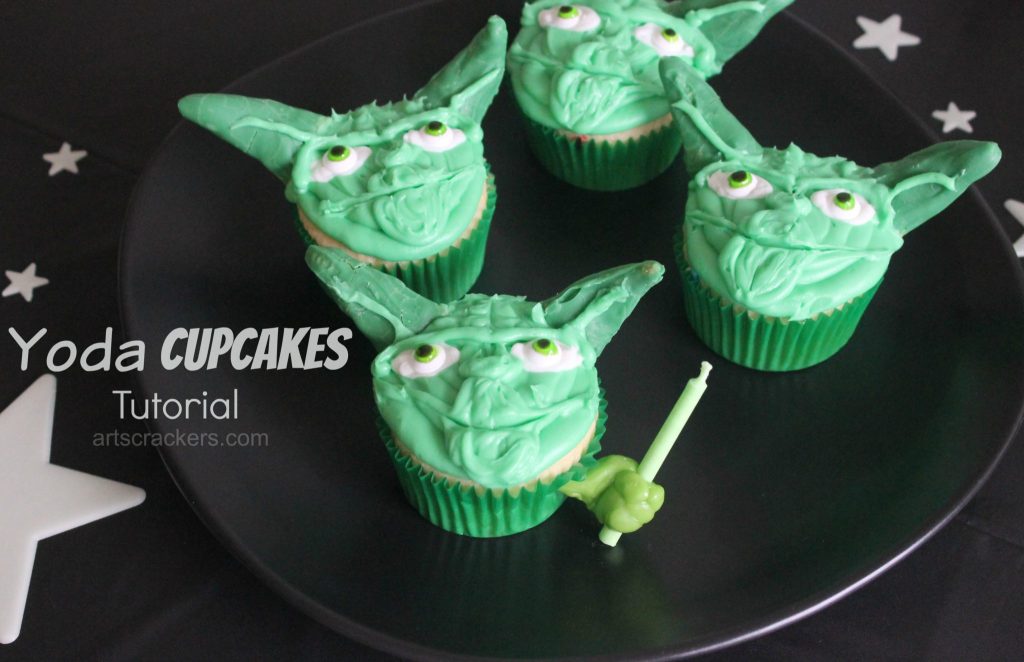 Yoda Cupcakes Tutorial