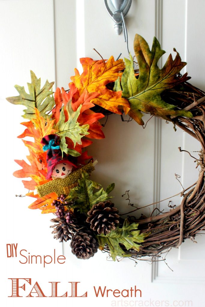 Simple Fall Wreath Tutorial