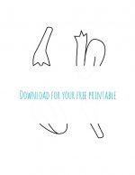 FREE Printable Frog Legs Template - Arts and Crackers