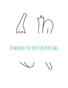 FREE Printable Frog Legs Template - Arts and Crackers