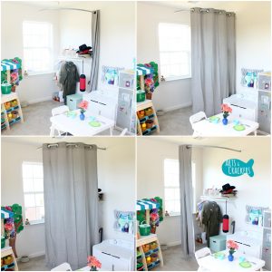 Playroom Makeover Curtains