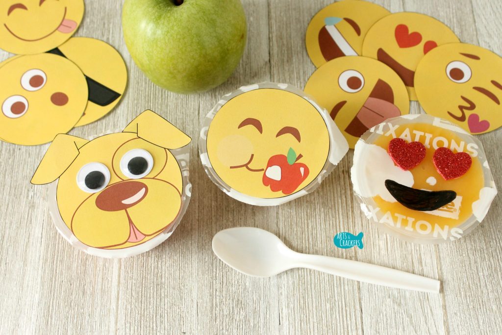 Emoji Fruit Cups Three