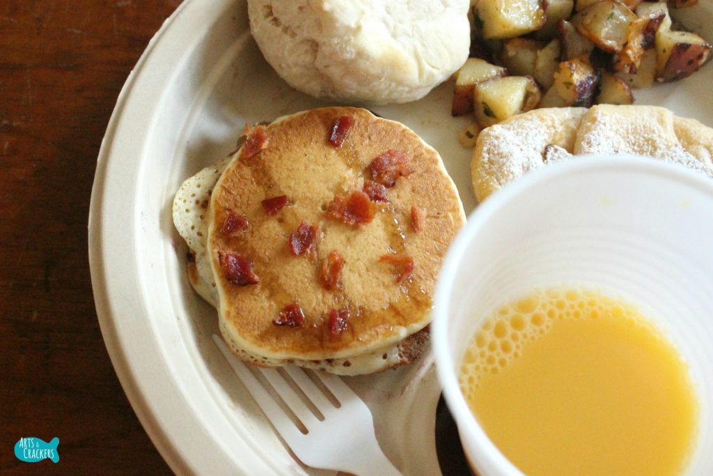 Farmhouse Breakfast Party Maple Bacon Pancakes