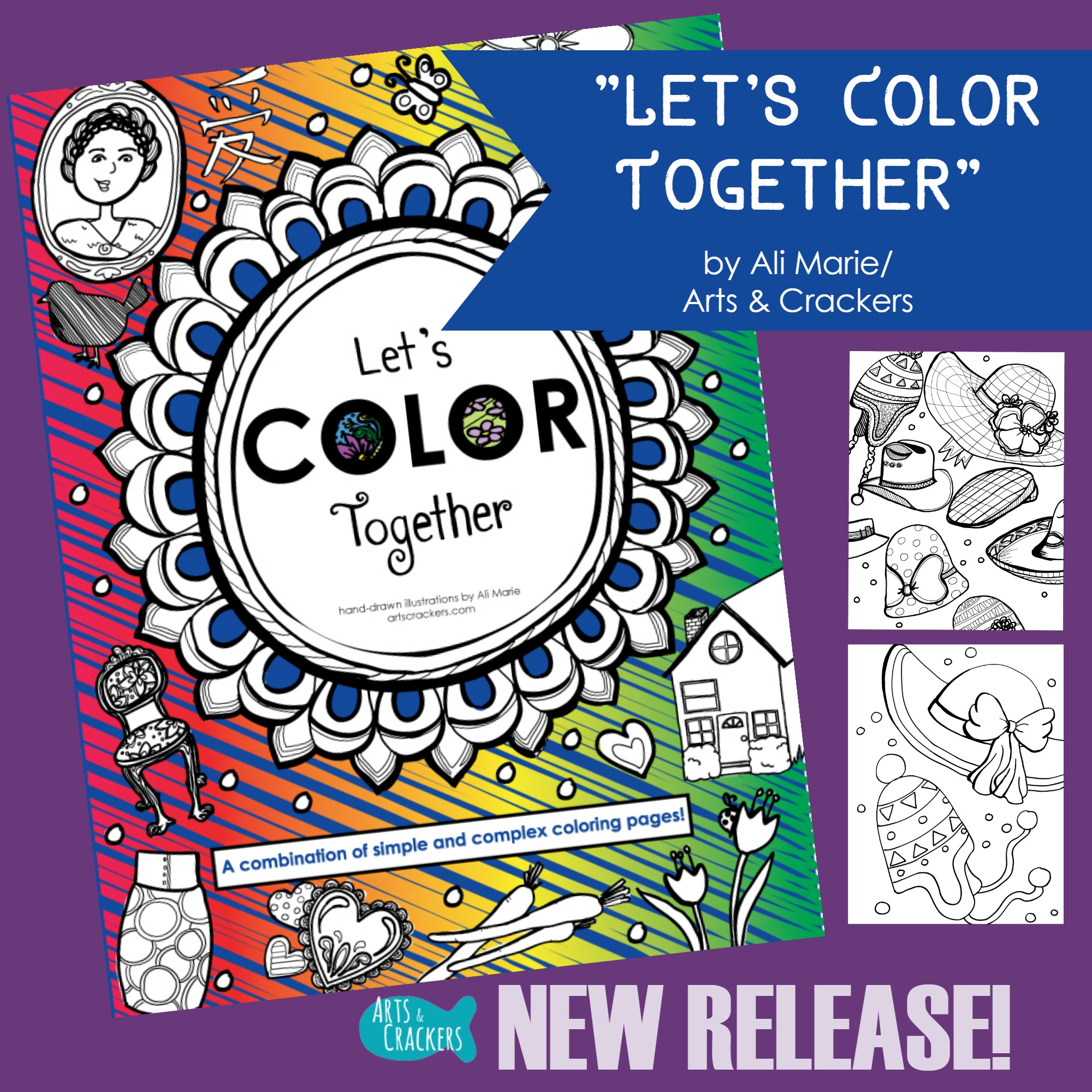 "Let's Color Together" New Coloring Book Release Update