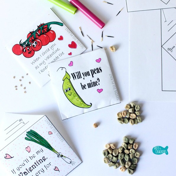 Printable Seed Packet Valentines | Non-Candy Valentines