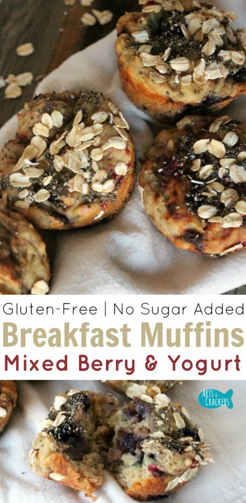 You can't even tell that these Mixed Berry Breakfast Muffins are gluten-free; they are absolutely delicious. Think of them as a breakfast smoothie in muffin form. They also have no extra sugar added and this is a recipe with essential oils | Gluten-Free Baking | Gluten Free | Muffins | Breakfast Muffin | Breakfast Smoothie | Mixed Berry | Blueberry Muffin | Orange Essential Oil | doTERRA Essential Oils | Essential Oil Recipes | doTERRA Recipe | Baking with Kids | Recipes with Oats | Yogurt Muffins | Oat Muffins | Breakfast Recipes | Healthy Muffins | Healthy Recipes | Low Sugar Recipes | Baking | doTERRA Wild Orange