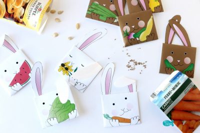 Bunny Seed Packet Envelopes for Spring Cover