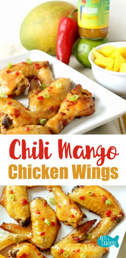 This finger-licking good Chili Mango Chicken Wings recipe has a medium spice level and will be enjoyed by the whole family 