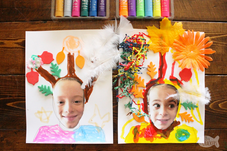 Kid-Made Crazy Hair Day Art Project for Kids Plus Printable