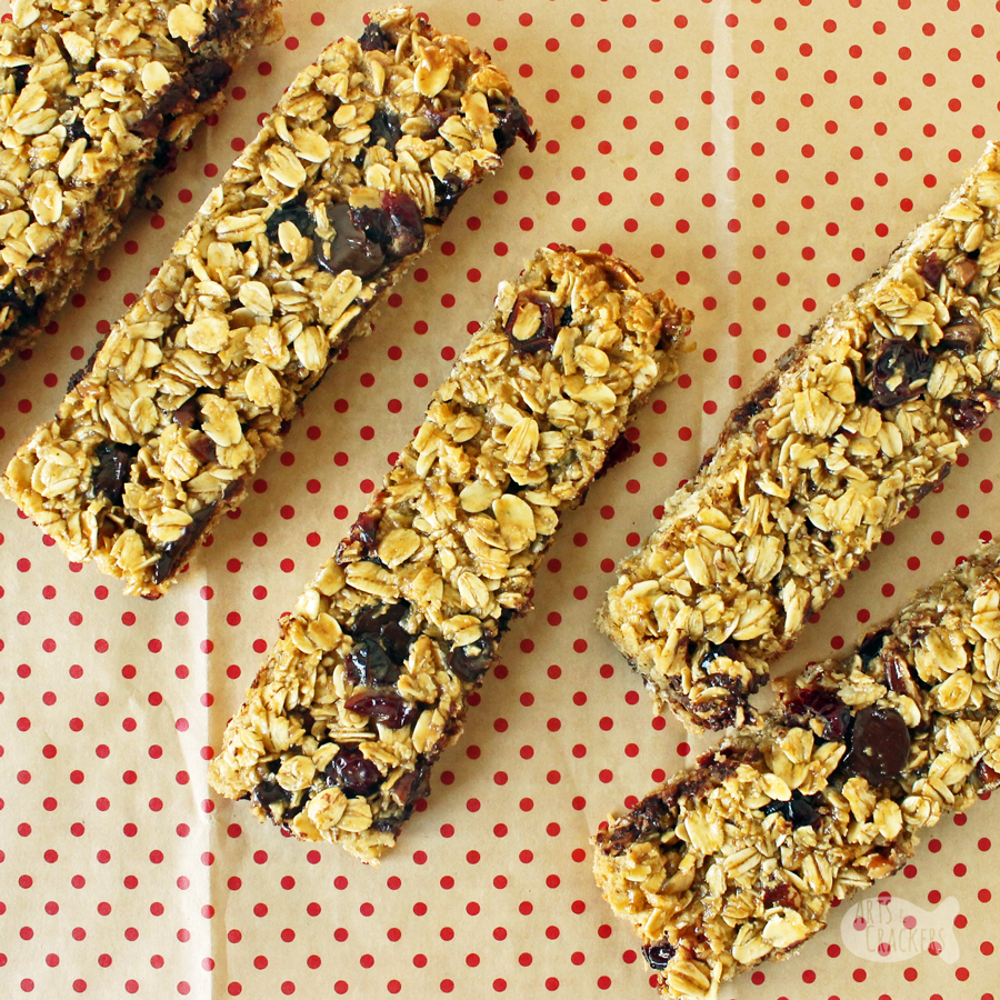 ProteinPacked Chewy Peanut Butter Chocolate Chip Granola Bars Recipe