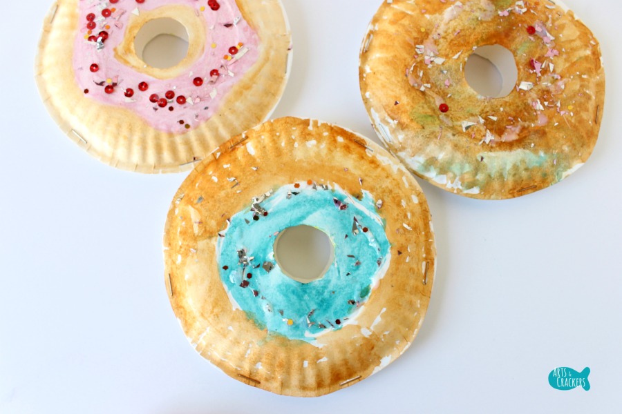 Make the day a little sweeter with this 3D Paper Plate Doughnut Craft for Kids | Teachers | Class Activities | Art Projects for Kids | Kids Crafts | National Doughnut Day | Doughnut Art | Paper Plate Crafts | Doughnut Crafts