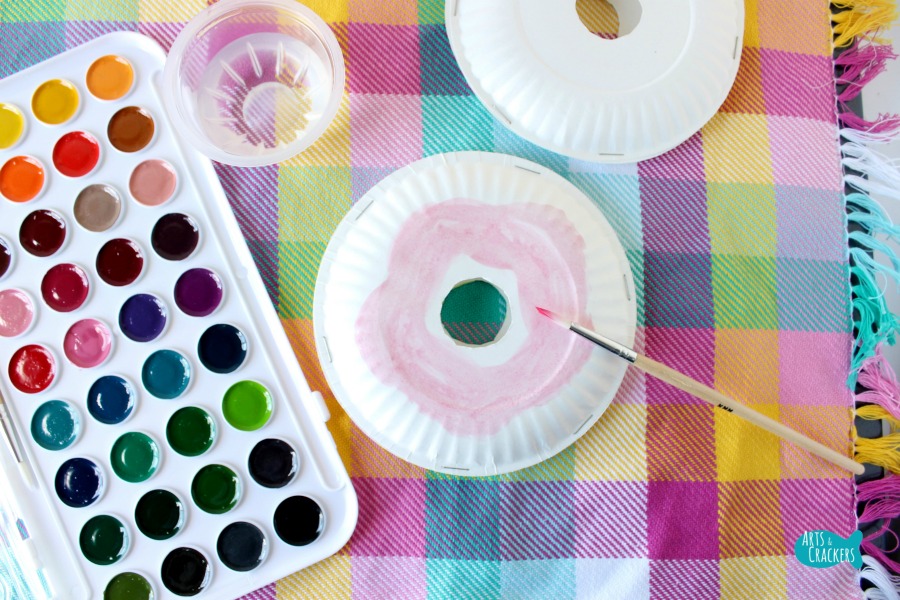 Donut Painting Kit/paint Your Own Box of Donuts Gift Box/kids Donut Painting  Activity/kids Party Craft/ceramic Donut Paint Gift Box/donuts 