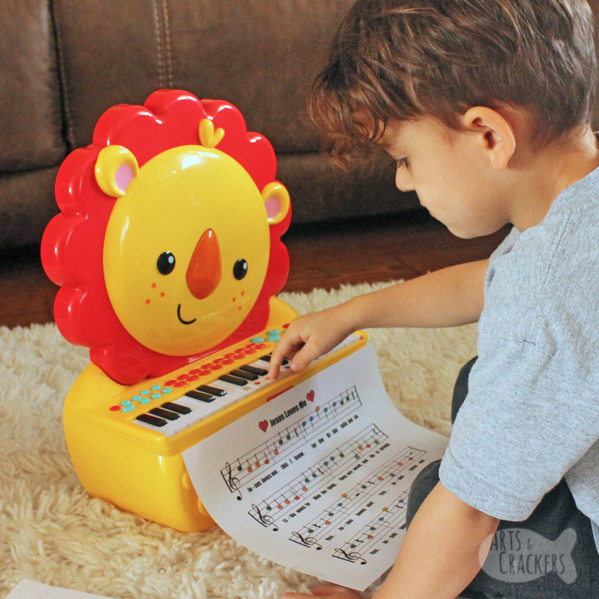 This printable sheet music featuring classic children's songs is such a fun way for children to learn to read sheet music; play this sheet music for kids on a piano keyboard and is perfect for a homeschool music class.