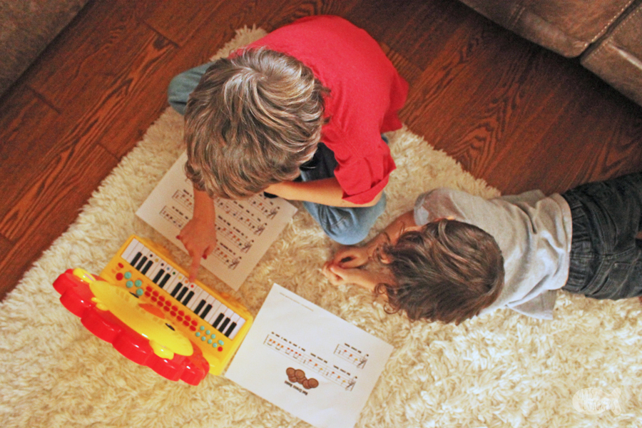 This printable sheet music featuring classic children's songs is such a fun way for children to learn to read sheet music; play this sheet music for kids on a piano keyboard and is perfect for a homeschool music class.
