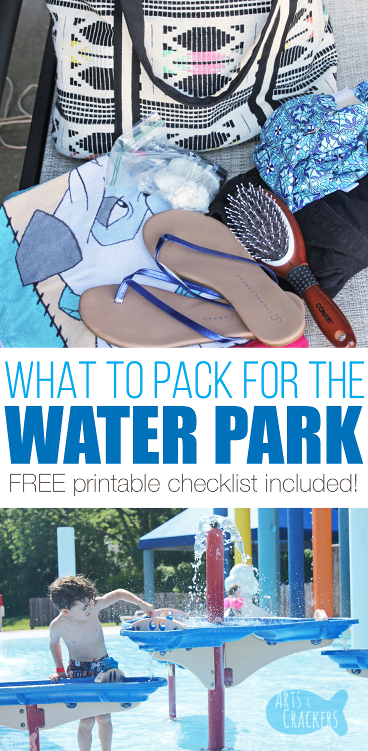 Summer trips to the water park are always fun. Make sure you are prepared for a smooth, fun day at the water park with this printable water park packing checklist. #waterpark #summerfun #checklist #organization printable checklist | waterpark | family resources