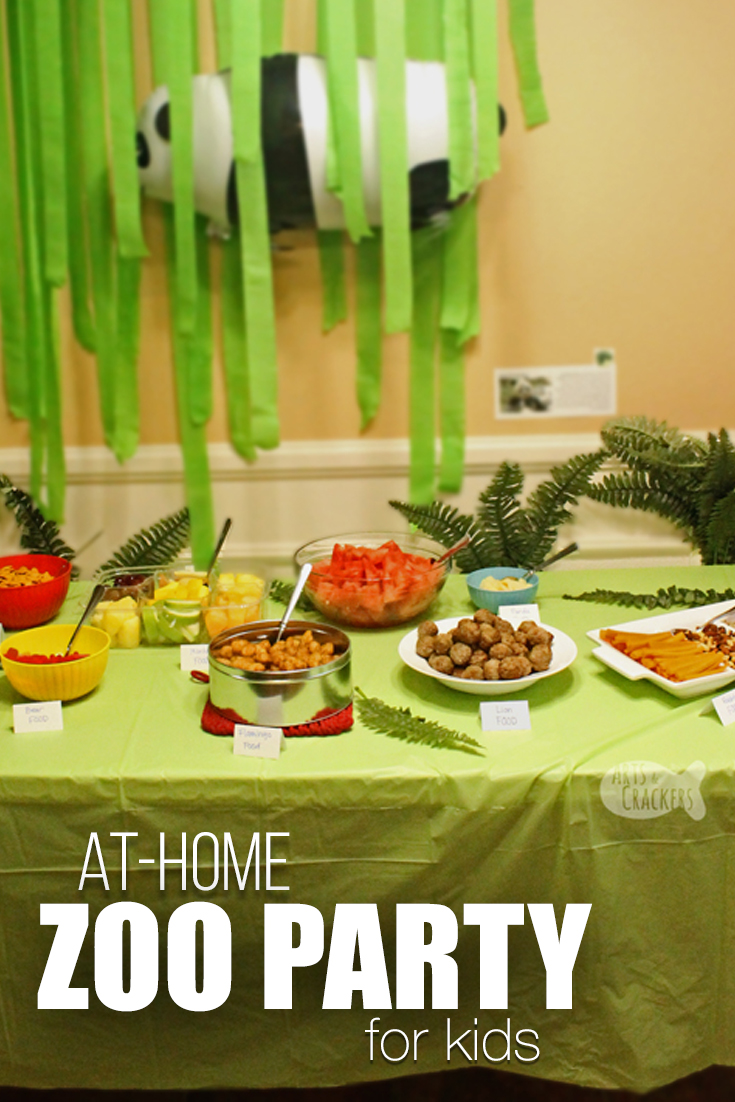 How To Throw A Zoo Party At Home Zoo Birthday Party Idea