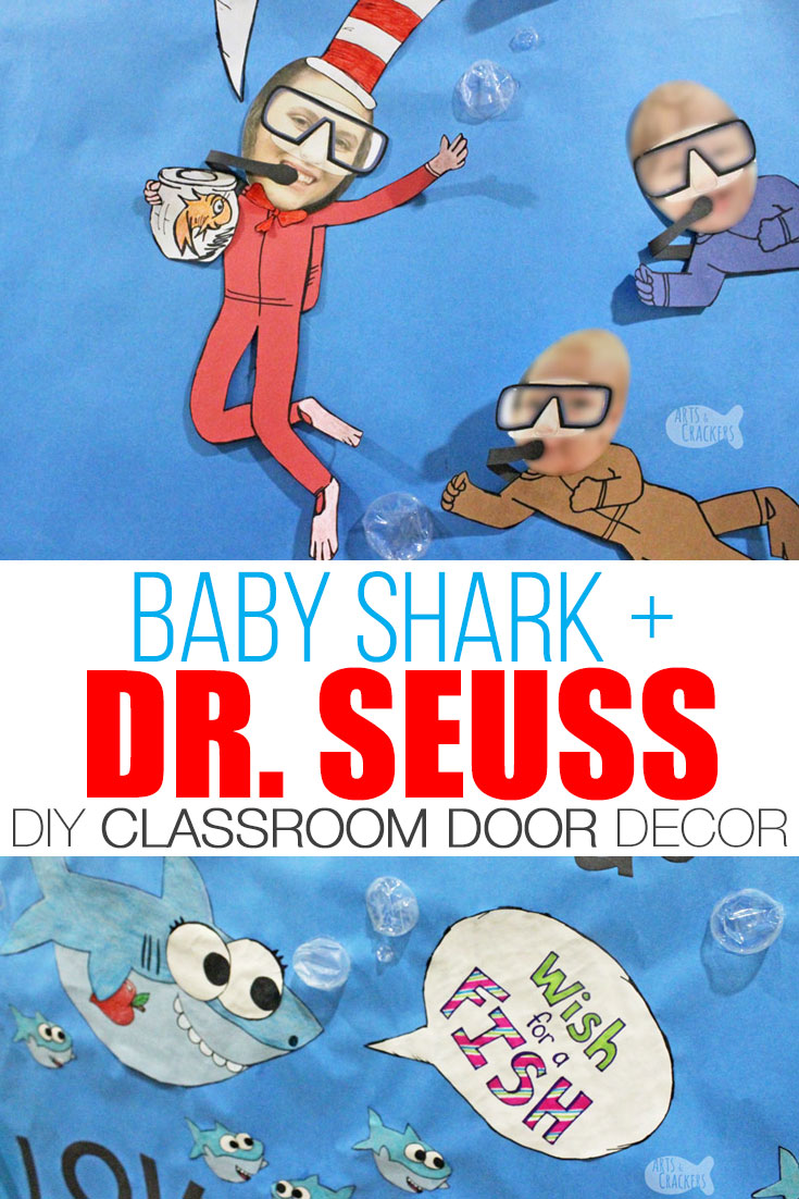 Baby Shark Dr Seuss Classroom Decorations For Your Door