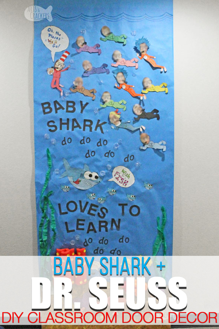 Baby Shark Dr Seuss Classroom Decorations For Your Door