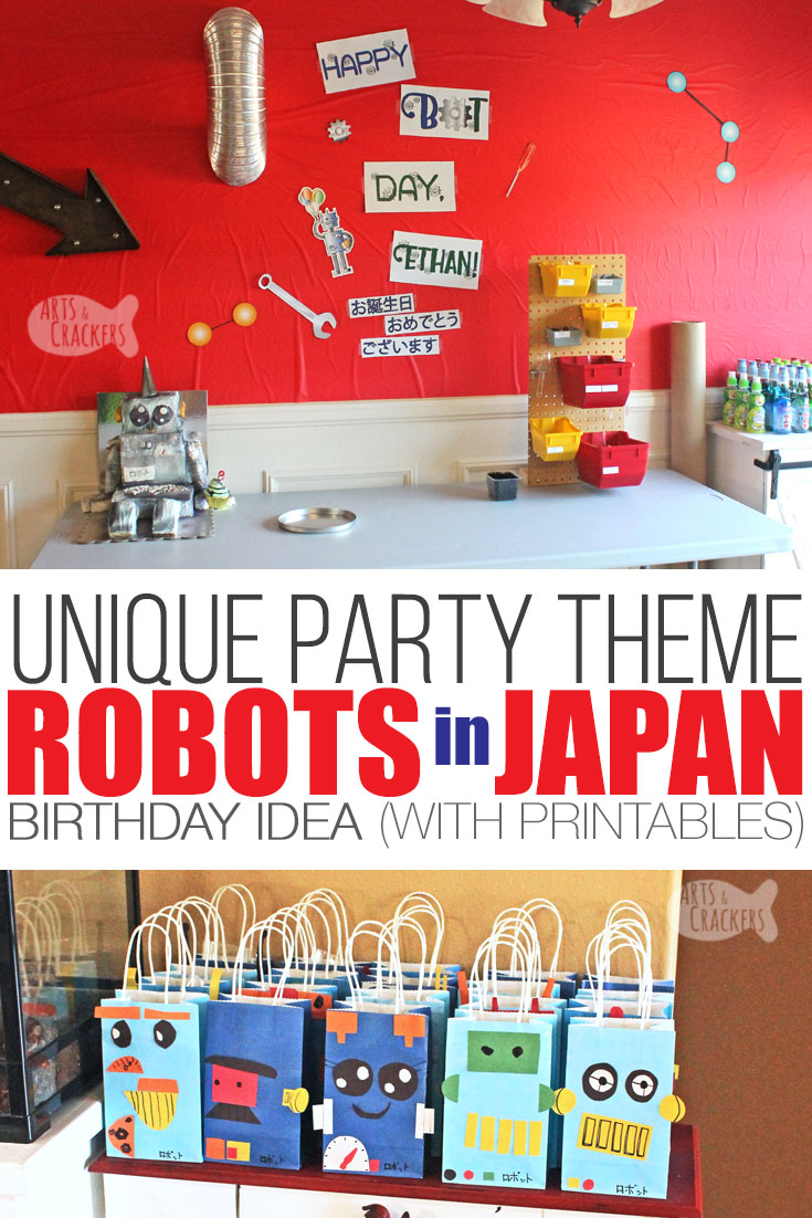 Try this unique party theme – "Robots in Japan" for your one-of-a-kind birthday kid! You'll love these party ideas and birthday gift ideas | Robot Party | Robot Birthday | STEM Party | STEM Birthday Party | Unique Party Ideas | Japan Themed Party | Japan Party | Japanese Theme Party | Japanese Robots | Cool Birthday Parties | Birthday Party for Boys | Educational Birthday Party | Robot Party Theme | Party Ideas for Kids #birthdayparty #partyplanner #robots