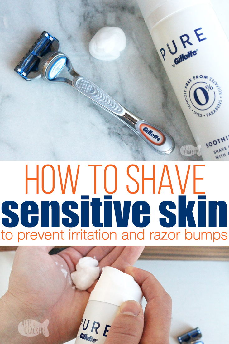 If you struggle with sensitive skin, razor burn, and razor bumps, you'll appreciate these tips from a military service member on how to shave your face when you have sensitive skin | shaving tips | shaving preparation | shaving tips for men | shaving sensitive skin | prevent razor bumps | Gillette SkinGuard | resources for military men | men's grooming | shave your beard | hygiene for men| #shavingtips #sensitiveskin #personalcare #military