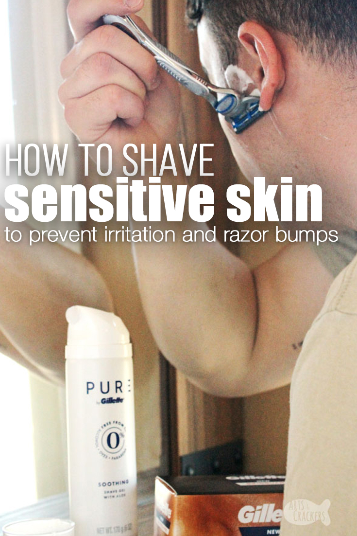 If you struggle with sensitive skin, razor burn, and razor bumps, you'll appreciate these tips from a military service member on how to shave your face when you have sensitive skin | shaving tips | shaving preparation | shaving tips for men | shaving sensitive skin | prevent razor bumps | Gillette SkinGuard | resources for military men | men's grooming | shave your beard | hygiene for men| #shavingtips #sensitiveskin #personalcare #military