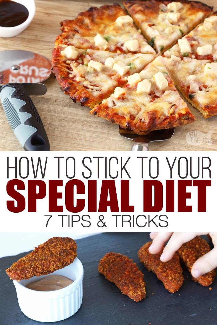 Sticking to your special dietary restrictions can be a challenge, especially when you're the only one in your family on the diet. These tips and tricks will help you avoid the temptation to cheat on your diet | gluten free | dietary restrictions | special diet | frozen meals | grain free | dairy free | vegan | healthy living | dieting