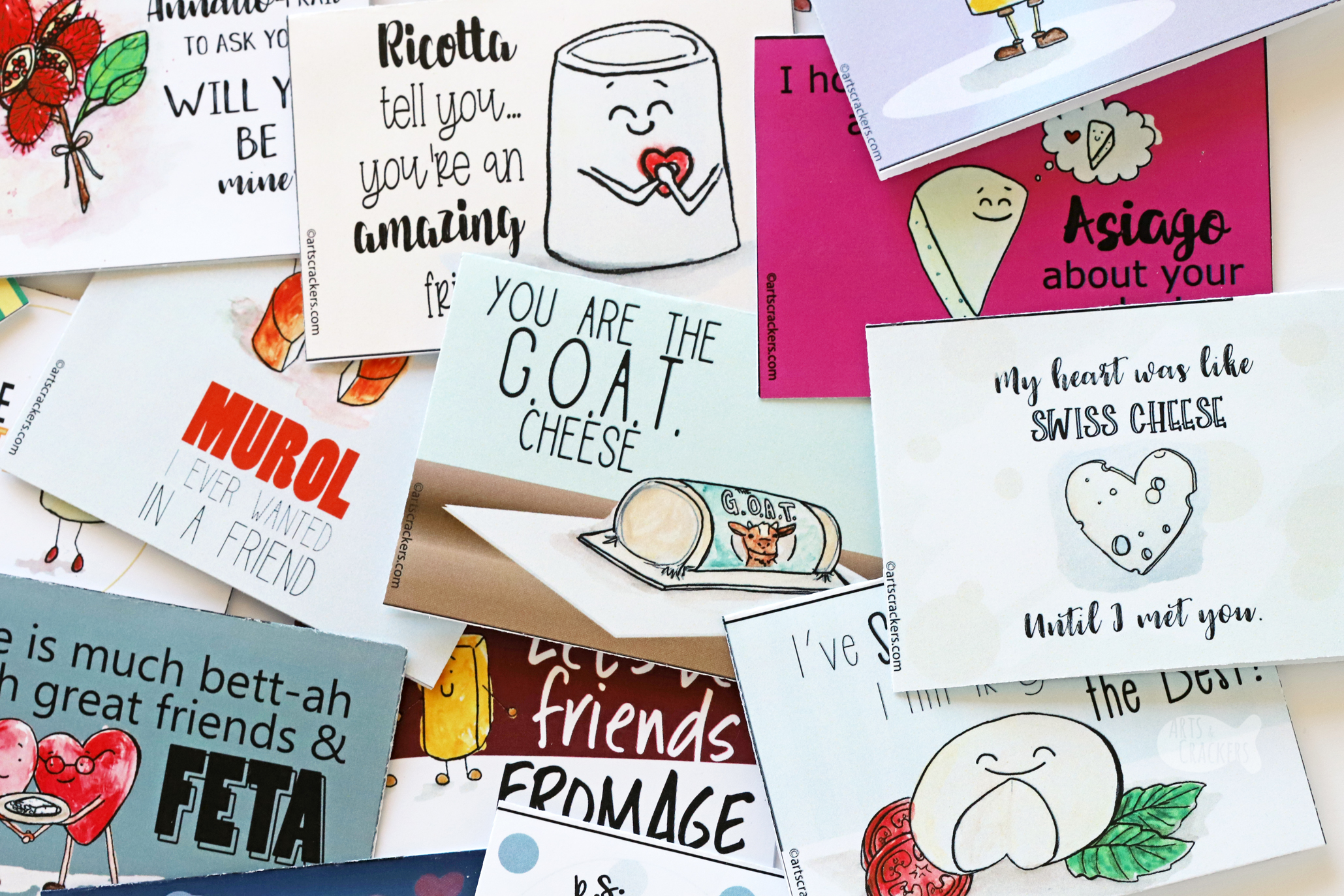 Literally Cheesy Valentines for Cheese Lovers